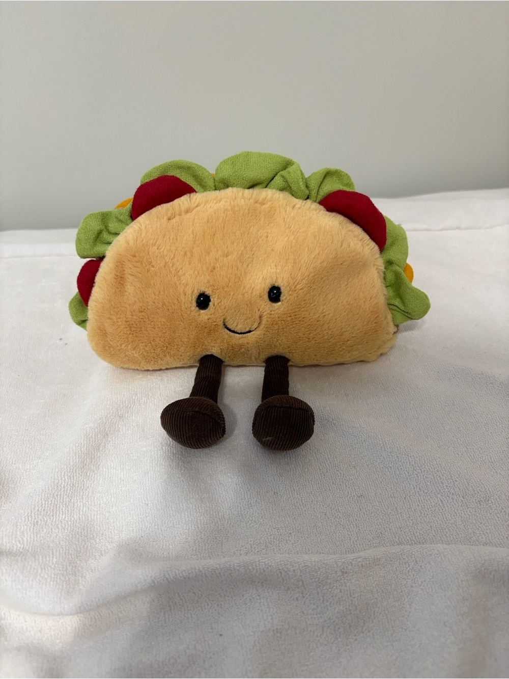 Jellycat Plush Taco Toy - Tan, Green, Red & Brown